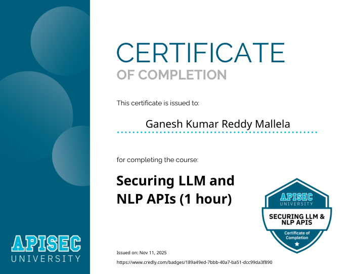 Securing LLM and NLP APIs — APIsec University
