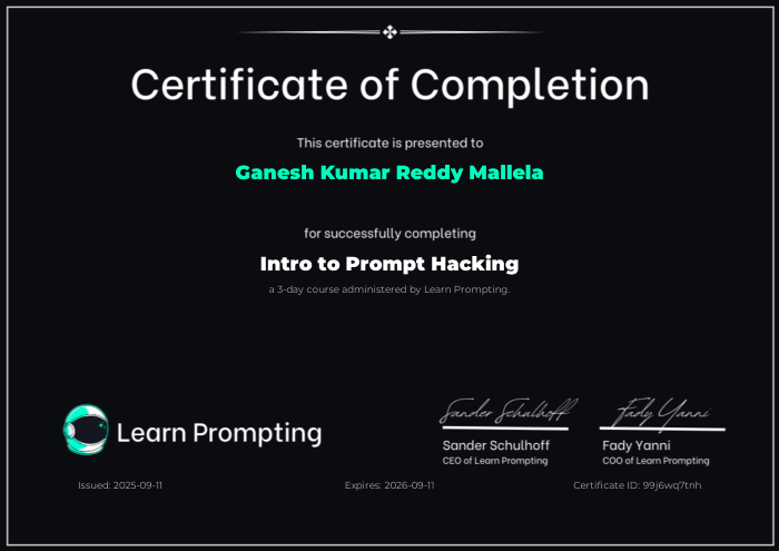 Intro to Prompt Hacking — Learn Prompting